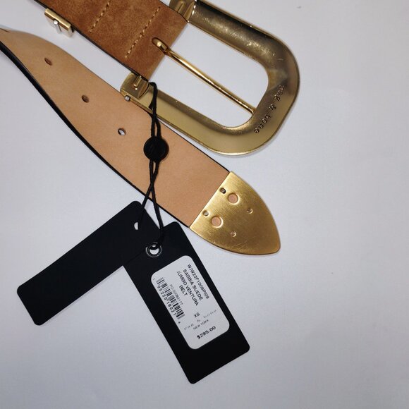 rag & bone Sabbia Suede Jumbo Ventura Belt, Size XS - Picture 5 of 5